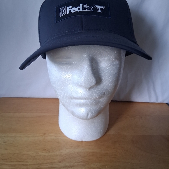 FedEx Logo PGA Golf Blue Hat - Picture 4 of 8